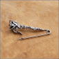 Preview: Schmucknadel / Tuchnadel / Kiltnadel / Gewandnadel „Silver Rose“