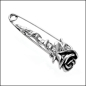 Preview: Schmucknadel / Tuchnadel / Kiltnadel / Gewandnadel „Silver Rose“
