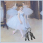 Preview: Ohrhänger "Ballettschuhe Schwanensee"