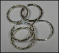 Preview: Schlüsselring - rund - silber - Durchmesser 2,5 cm
