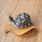 Preview: Brosche "Bunte Schnecke"