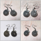 Preview: Ohrschmuck "Schnecke mit funkelndem Kristall"