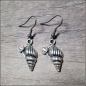Preview: Ohrschmuck "Meeresschnecke Funkelstein"
