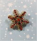 Preview: Brosche "Vintage-Schneeflocke"