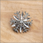 Preview: Brosche "Schneeflocke"