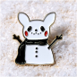Preview: Pin "Schneemann Schneeputzi"