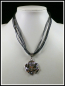 Preview: "Black Rose" an schwarzem Halsband