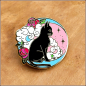 Preview: Pin "Schwarzes Kätzchen"