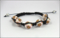 Preview: Shamballa-Armband "Clay-Ton-Blüten"