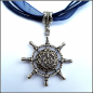 Preview: "Steuer" am marineblauen Halsband