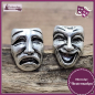 Preview: Ohrstecker "Theatermasken"