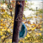 Preview: Fensterschmuck / Sonnenstein "Triqueta & blauer Achat" - Unikat!