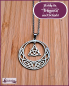 Preview: Halskette „Keltisches Ornament mit Triqueta“ aus Edelstahl