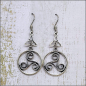 Preview: Ohrschmuck "Triskele & Triqueta"