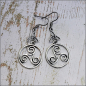 Preview: Ohrschmuck "Triskele & Triqueta"