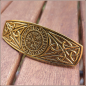 Preview: Haarspange "Vegvisir" in der Farbe Antikgold