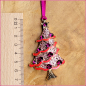 Preview: Geschenk- oder Weihnachtsbaumanhänger "Weihnachtsbaum THINK PINK!"