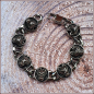 Preview: Armband "Wölfe" aus Edelstahl - 21 cm