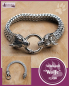 Preview: Armband „Wölfe“ - 23 cm