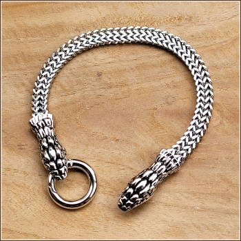 Armband „Doppelköpfige Schlange“ – 22 cm