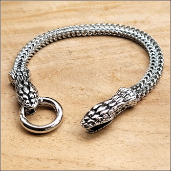 Armband „Doppelköpfige Schlange“ – 22 cm