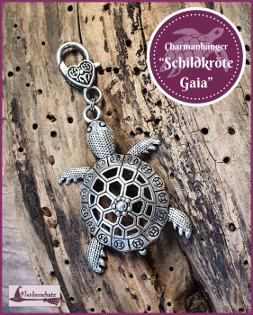 Charmanhänger "Schildkröte Gaia"