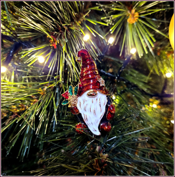 Brosche "Weihnachtswichtel"