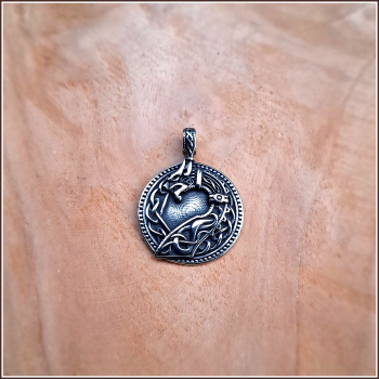 Kettenanhänger „Drache Viking“ aus Edelstahl