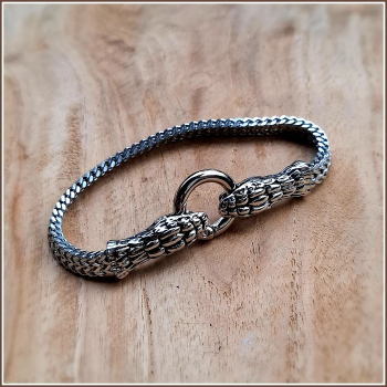 Armband „Doppelköpfige Schlange“ – 22 cm