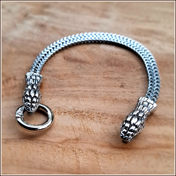 Armband „Doppelköpfige Schlange“ – 22 cm