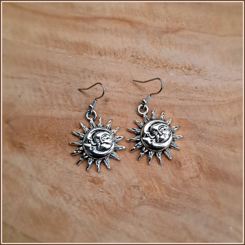 Ohrschmuck „Sonne & Mond“