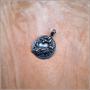 Kettenanhänger „Drache Viking“ aus Edelstahl