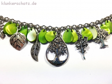 Kundenauftrag - Bettelkette "Blatt & Baum"