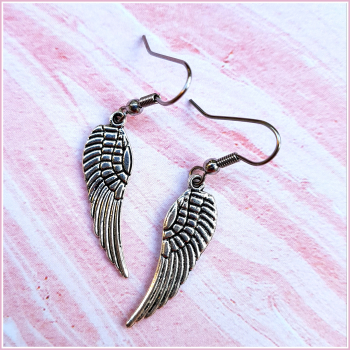 Ohrhänger "Kleiner Schutzengel" - silber