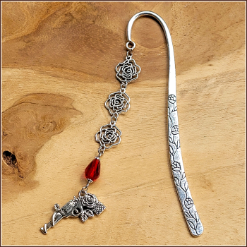 Lesezeichen "Gun & Roses" - KlunkerschatzKrimiKollektion