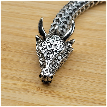 Armband "Gehörnte Drachen"  - 24,5 cm