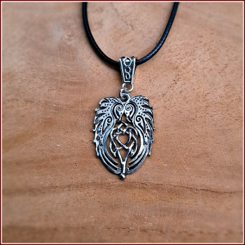 “Raben Hugin & Munin“ an Textilkordel