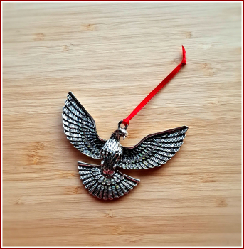 Geschenk-, Deko- oder Baumanhänger „Große Friedenstaube“