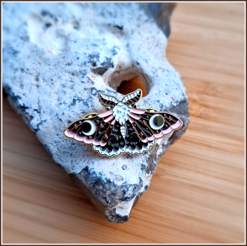 Pin „Rosa Mondmotte“