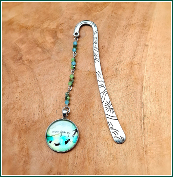 Lesezeichen, inspiriert von "Peter Pan" - Unikat