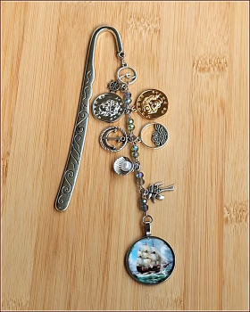 Preview: Lesezeichen, inspiriert von „Die Schatzinsel“ von Robert Louis Stevenson