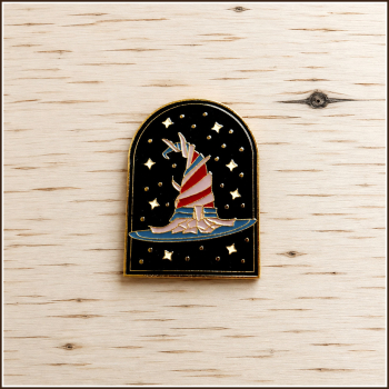Preview: Pin „Großer Hexenhut“