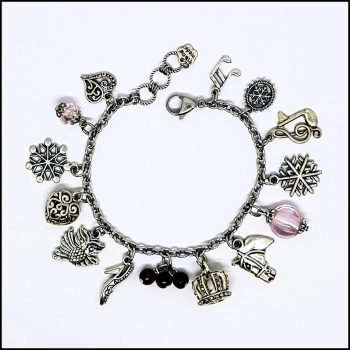 Bettelarmband "Drei Haselnüsse für Aschenbrödel" - Unikat
