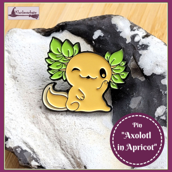 Pin „Axolotl in Apricot"