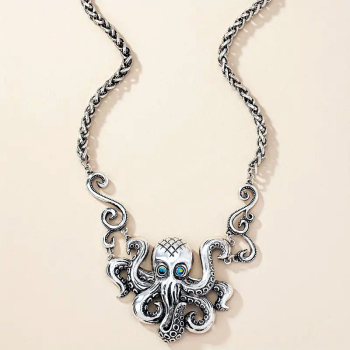 Halskette „Oktopus“– 48,5 cm, plus Verlängerung