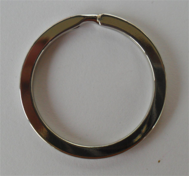 Schlüsselring - rund - silber - Durchmesser 2,8 cm