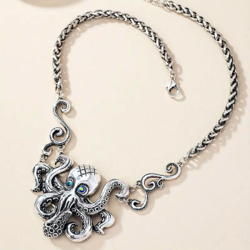 Halskette „Oktopus“– 48,5 cm, plus Verlängerung