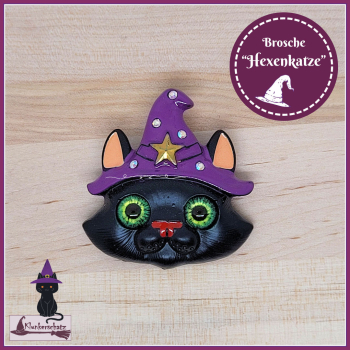 Brosche "Hexenkatze"