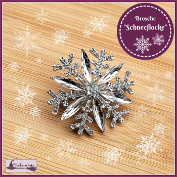 Brosche "Schneeflocke"