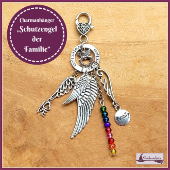 Charmanhänger "Schutzengel der Familie"